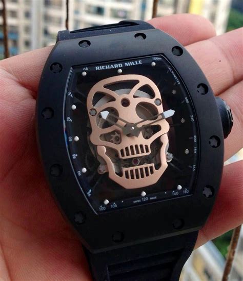 richard mille skull replica review|richard mille with skull.